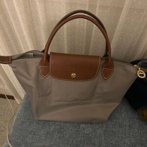 Longchamp grey mini bag